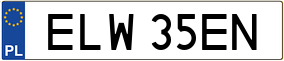 Truck License Plate